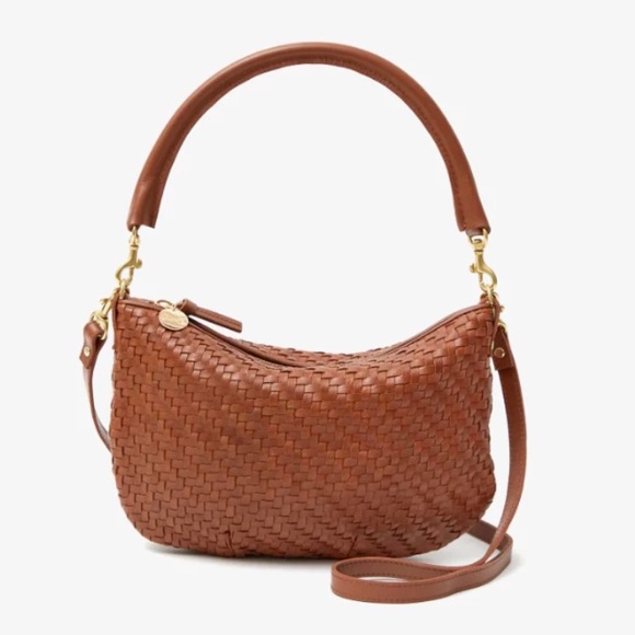 NEW Clare V. Petit Moyen Messenger Bag Woven Leather NWOT - Picture 2 of 16